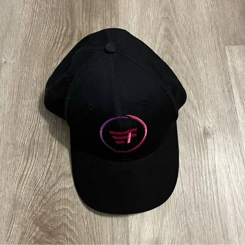 New Era F Logo Black & Pink Baseball Hat